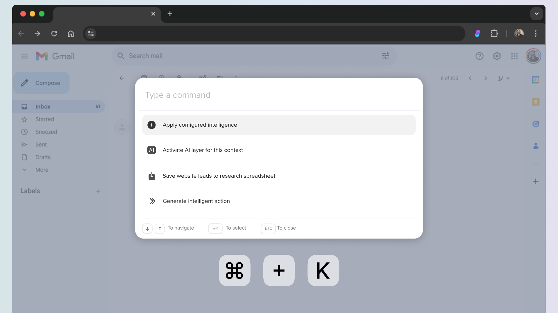 In-context notification (placeholder)